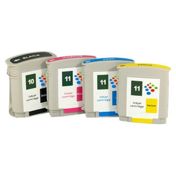 Huismerk voor HP 10 & HP 11 actie set C4844A, C4836A, C4837A en C4838A inktcartridges Multipack Huismerk voor HP 10 & HP 11 actie set C4844A, C4836A, C4837A en C4838A inktcartridges Multipack